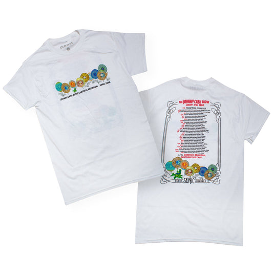 OSF CAROUSEL BALLROOM WHITE FLORAL T-SHIRT